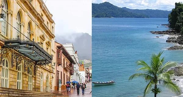 Plan Turístico Bogotá Y Bahía Solano 7 Días 6 Noches – City tour histórico, Catedral de Sal de Zipaquirá, selva tropical, playas y cascadas del Pacífico