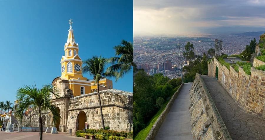Plan Turístico Bogotá Y Cartagena 7 Días 6 Noches – City Tour, Monserrate, Catedral de Sal, Chiva Rumbera, Castillo San Felipe y Barú