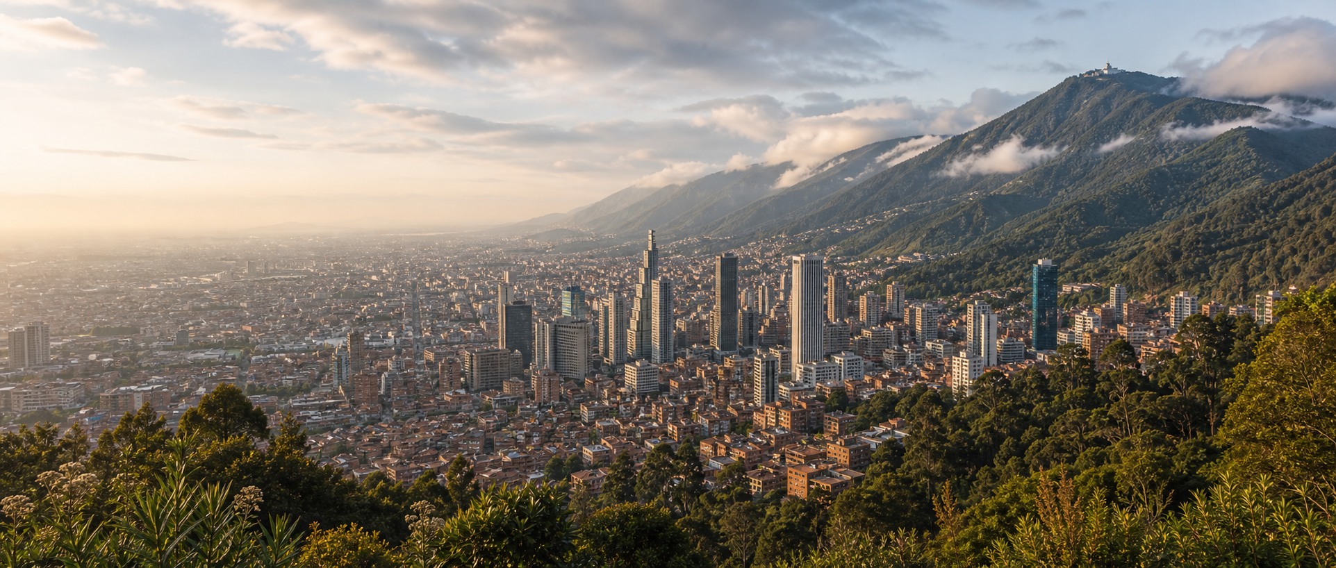 Landschaft von Bogota